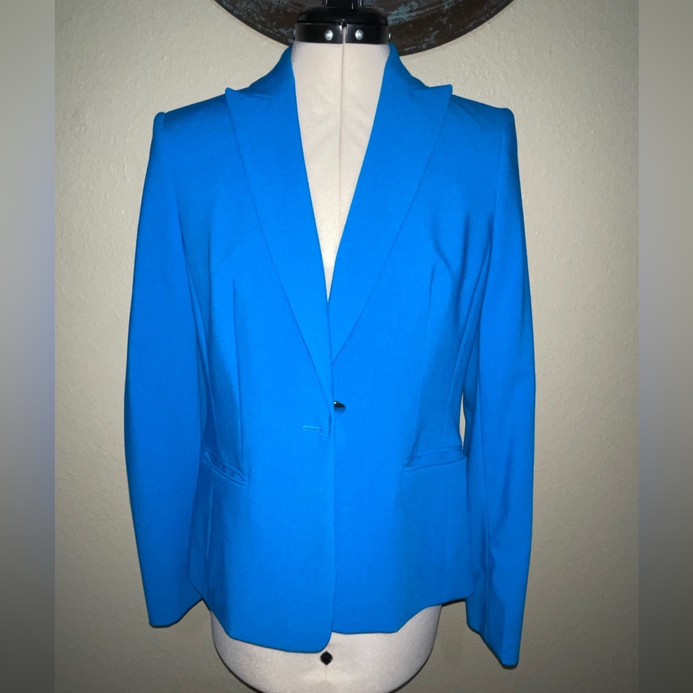 Calvin Klein blue Pants Suit Jacket Size 4